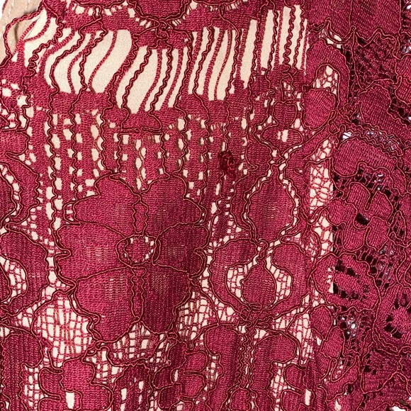 Maeve ruby lace dress. Size M. - Picture 9 of 10